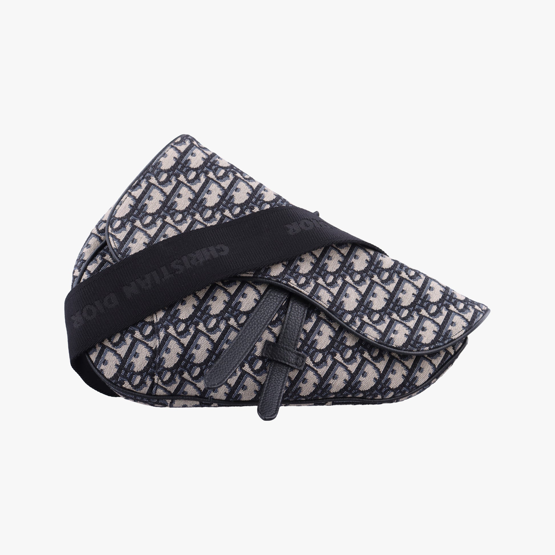 Saddlebags Gray×Navy×Black Jacquard×Leather 19-BO-0129サドルバッグ グレー×ネイビー×ブラック ジャガード×レザー 19-BO-0129