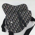 Saddlebags Gray×Navy×Black Jacquard×Leather 19-BO-0129サドルバッグ グレー×ネイビー×ブラック ジャガード×レザー 19-BO-0129