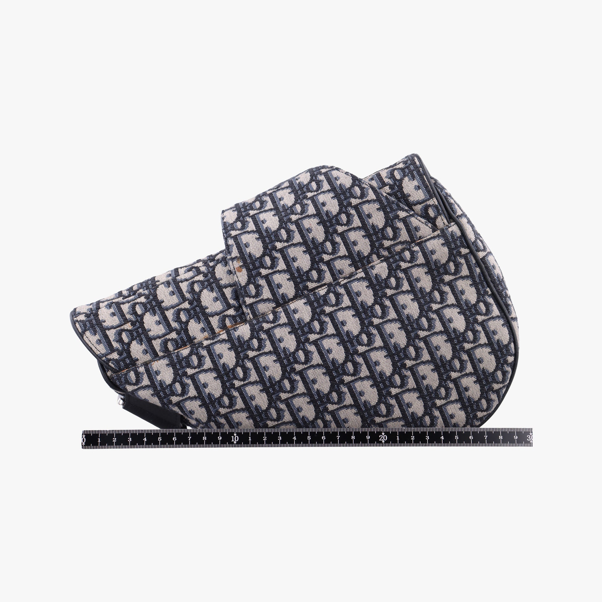 Saddlebags Gray×Navy×Black Jacquard×Leather 19-BO-0129サドルバッグ グレー×ネイビー×ブラック ジャガード×レザー 19-BO-0129
