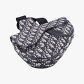 Saddlebags Gray×Navy×Black Jacquard×Leather 19-BO-0129サドルバッグ グレー×ネイビー×ブラック ジャガード×レザー 19-BO-0129