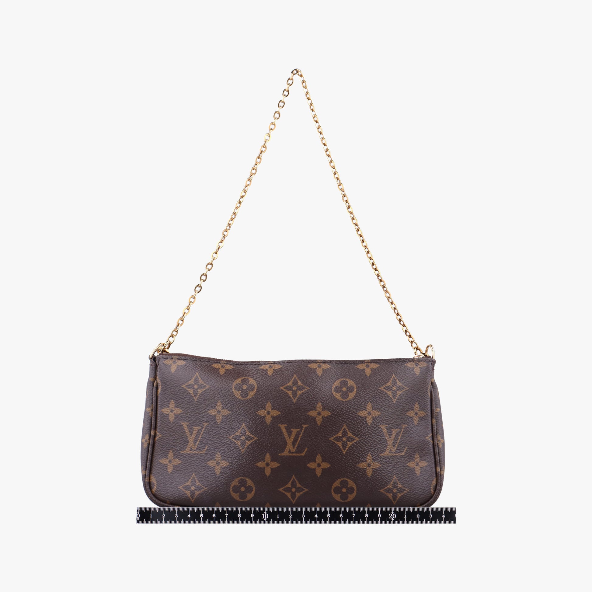 Multi Pochette Accessoir brown×khaki Monogram Canvas M44813 RI0241ミュルティ ポシェット アクセソワール モノグラム/ブラウン×カーキ モノグラムキャンバス M44813 RI0241