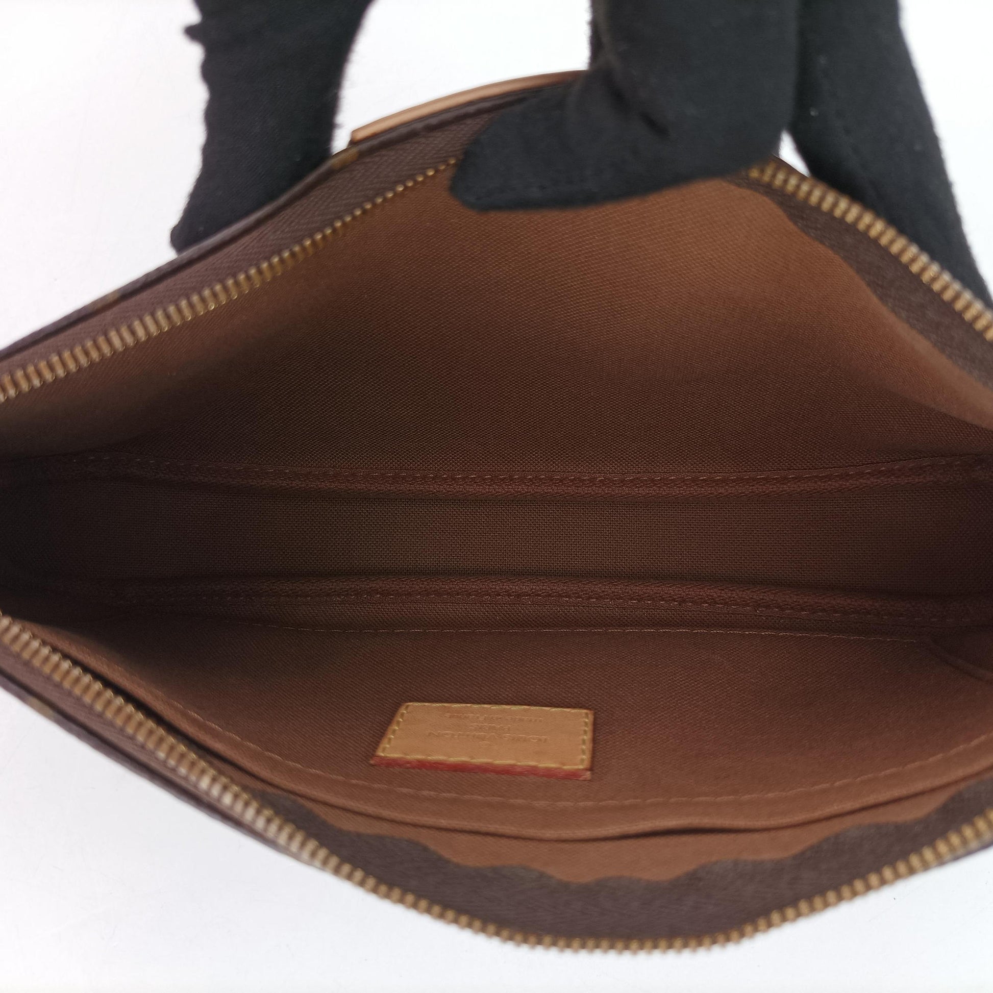 Multi Pochette Accessoir brown×khaki Monogram Canvas M44813 RI0241ミュルティ ポシェット アクセソワール モノグラム/ブラウン×カーキ モノグラムキャンバス M44813 RI0241