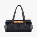 Bamboo Bullet Black Canvas × Leather 111713 バンブーバレット ブラック キャンバス × レザー 111713 