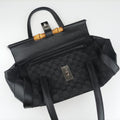 Bamboo Bullet Black Canvas × Leather 111713 バンブーバレット ブラック キャンバス × レザー 111713 