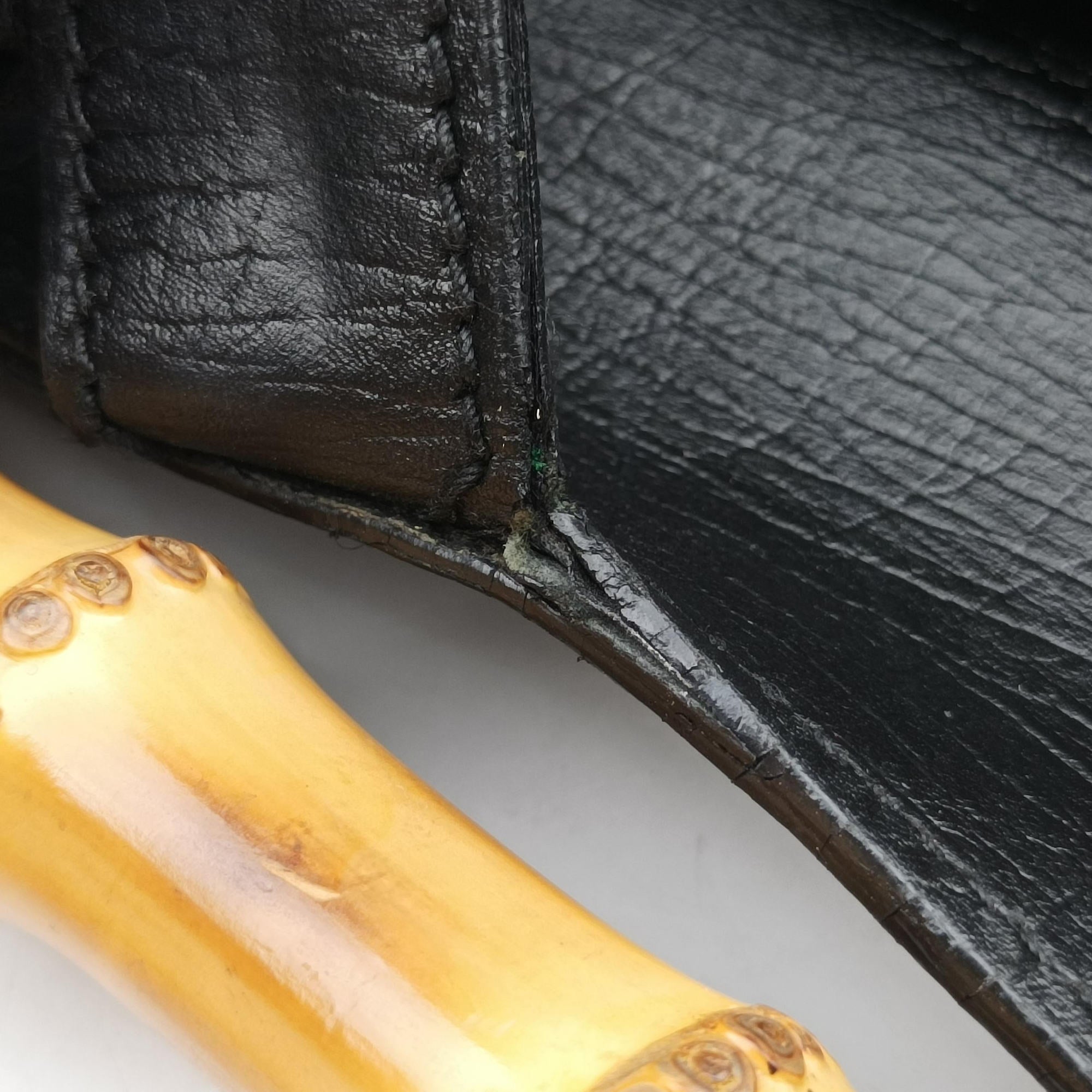 Bamboo Bullet Black Canvas × Leather 111713 バンブーバレット ブラック キャンバス × レザー 111713 