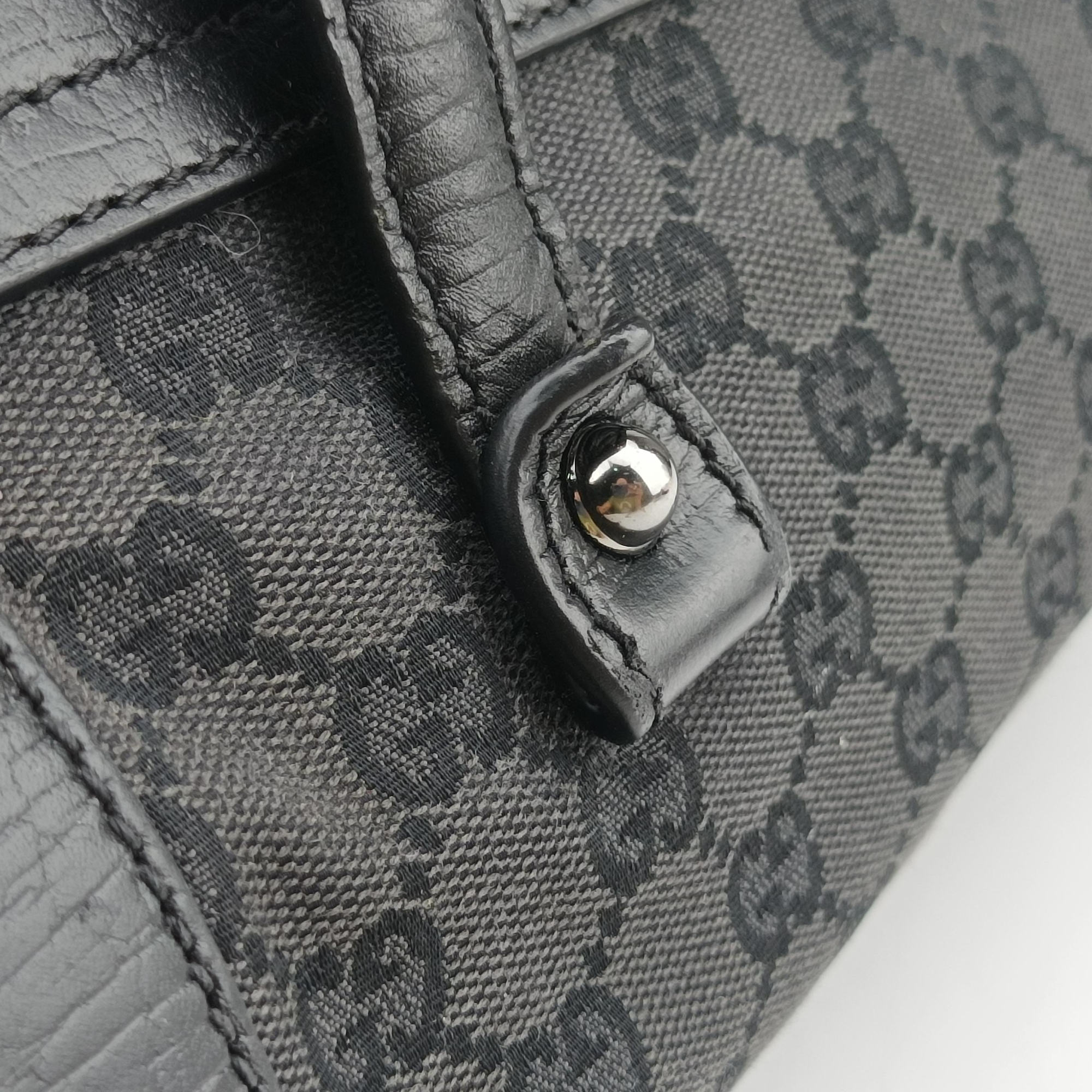 Bamboo Bullet Black Canvas × Leather 111713 バンブーバレット ブラック キャンバス × レザー 111713 