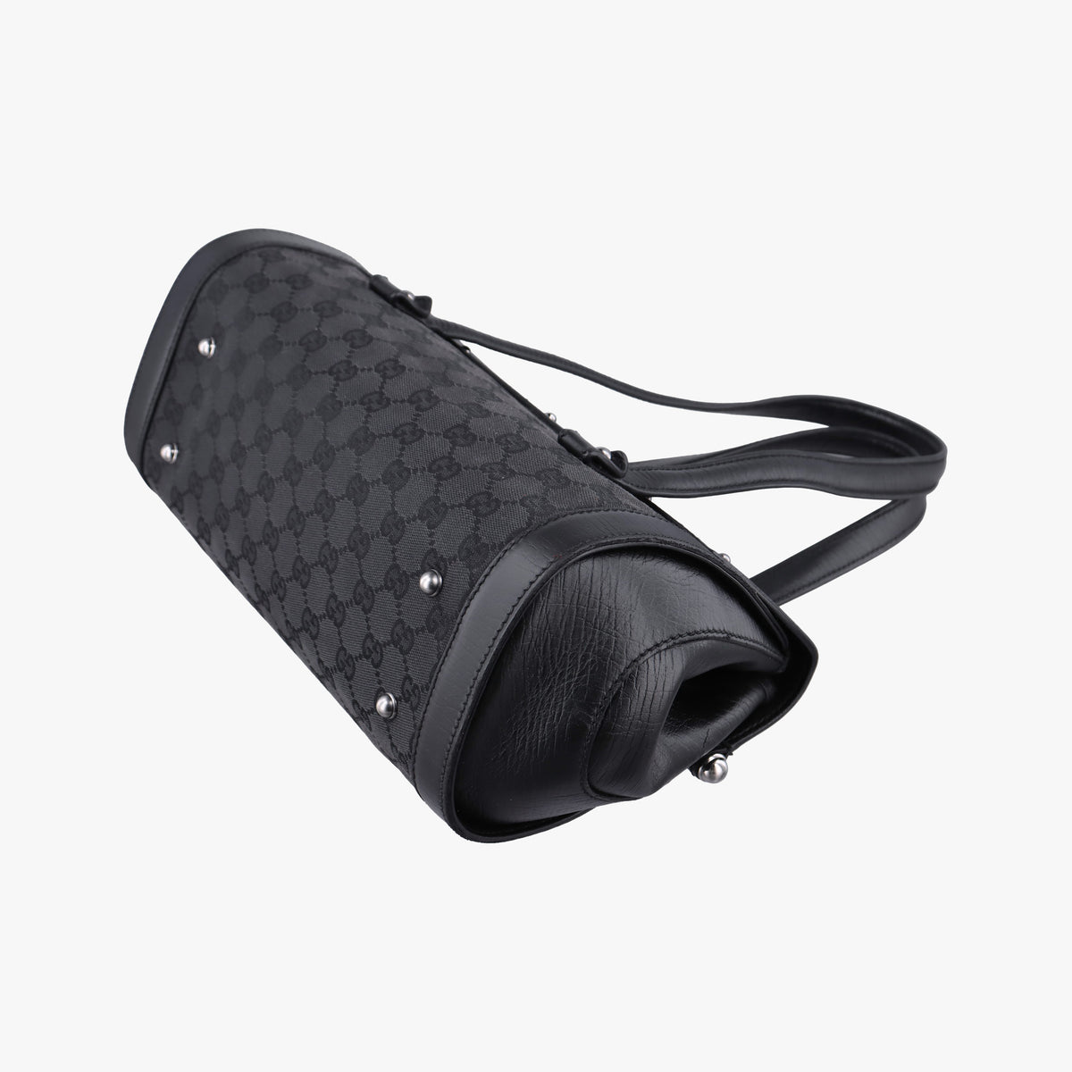 Bamboo Bullet Black Canvas × Leather 111713 バンブーバレット ブラック キャンバス × レザー 111713 