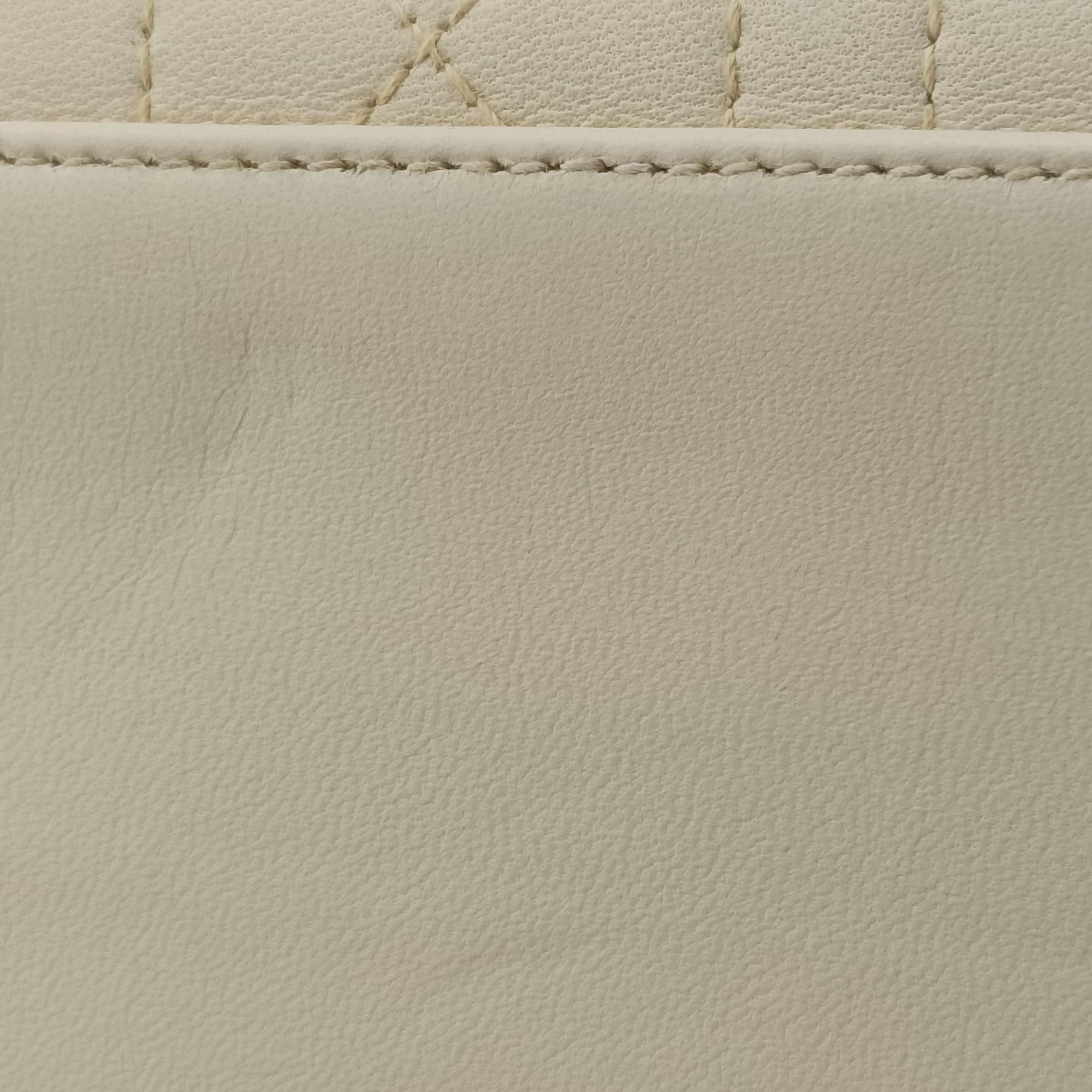 Lady Dior White lambskin MA-1927レディディオール ホワイト ラムスキン MA-1927