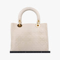 Lady Dior White lambskin MA-1927レディディオール ホワイト ラムスキン MA-1927