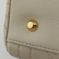 Lady Dior White lambskin MA-1927レディディオール ホワイト ラムスキン MA-1927