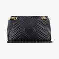 GG Marmont Black Leather 443496 E027690236GGマーモント ブラック レザー 443496 E027690236