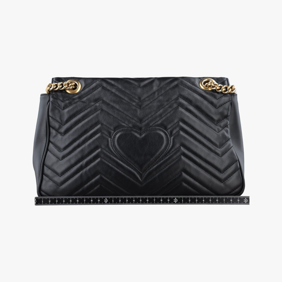GG Marmont Black Leather 443496 E027690236GGマーモント ブラック レザー 443496 E027690236