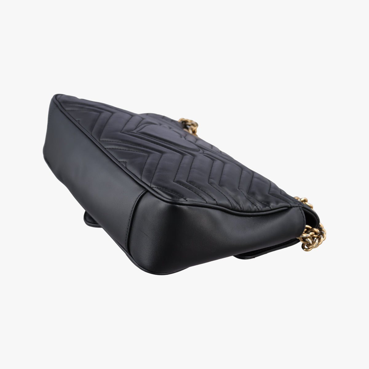 GG Marmont Black Leather 443496 E027690236GGマーモント ブラック レザー 443496 E027690236