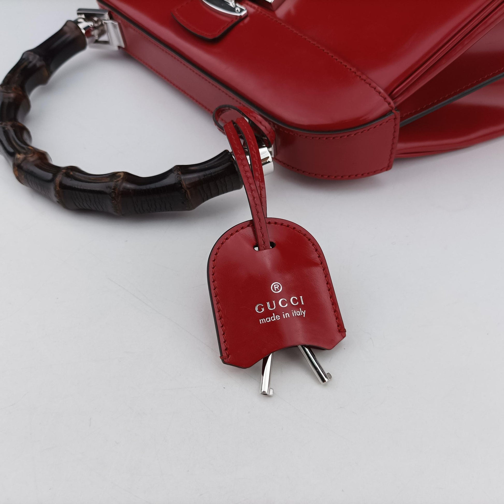 Bamboo Red Leather 331830 G018211124バンブー レッド レザー 331830 G018211124