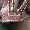 Pre-owned Gucci Sukey Beige × Brownish Red GG canvas×leatherGG 189893 handbag | stylenewstar
