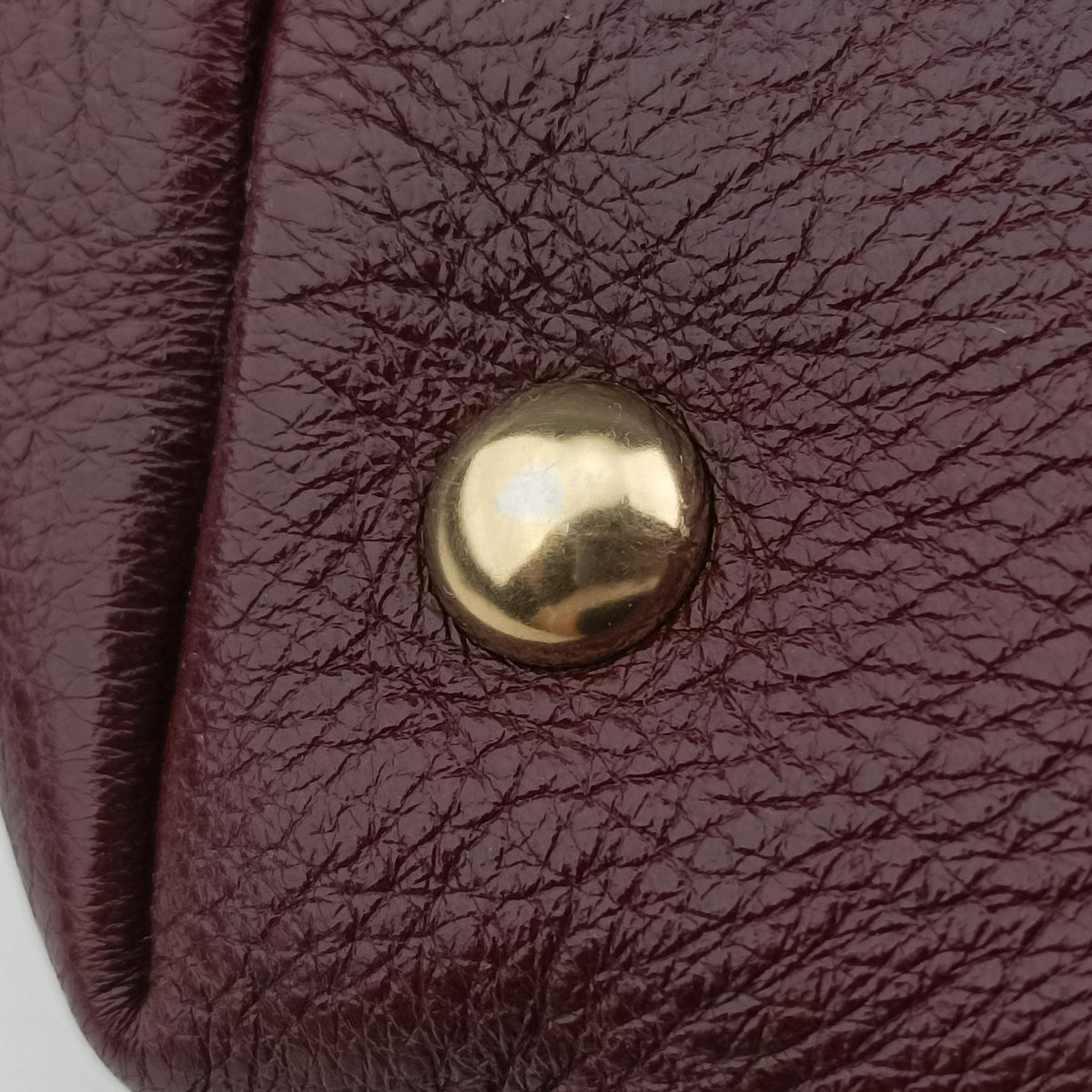 Pre-owned Gucci Sukey Beige × Brownish Red GG canvas×leatherGG 189893 handbag | stylenewstar