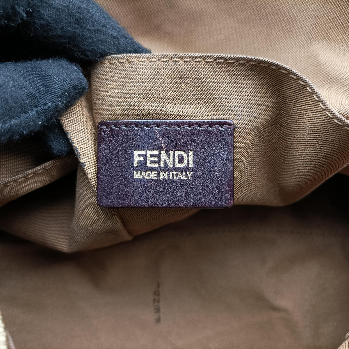 Pre-owned Fendi Zucca Brown canvas 8BR629 shoulderbag | stylenewstar