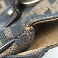 Pre-owned Fendi Zucca Brown canvas 8BR629 shoulderbag | stylenewstar