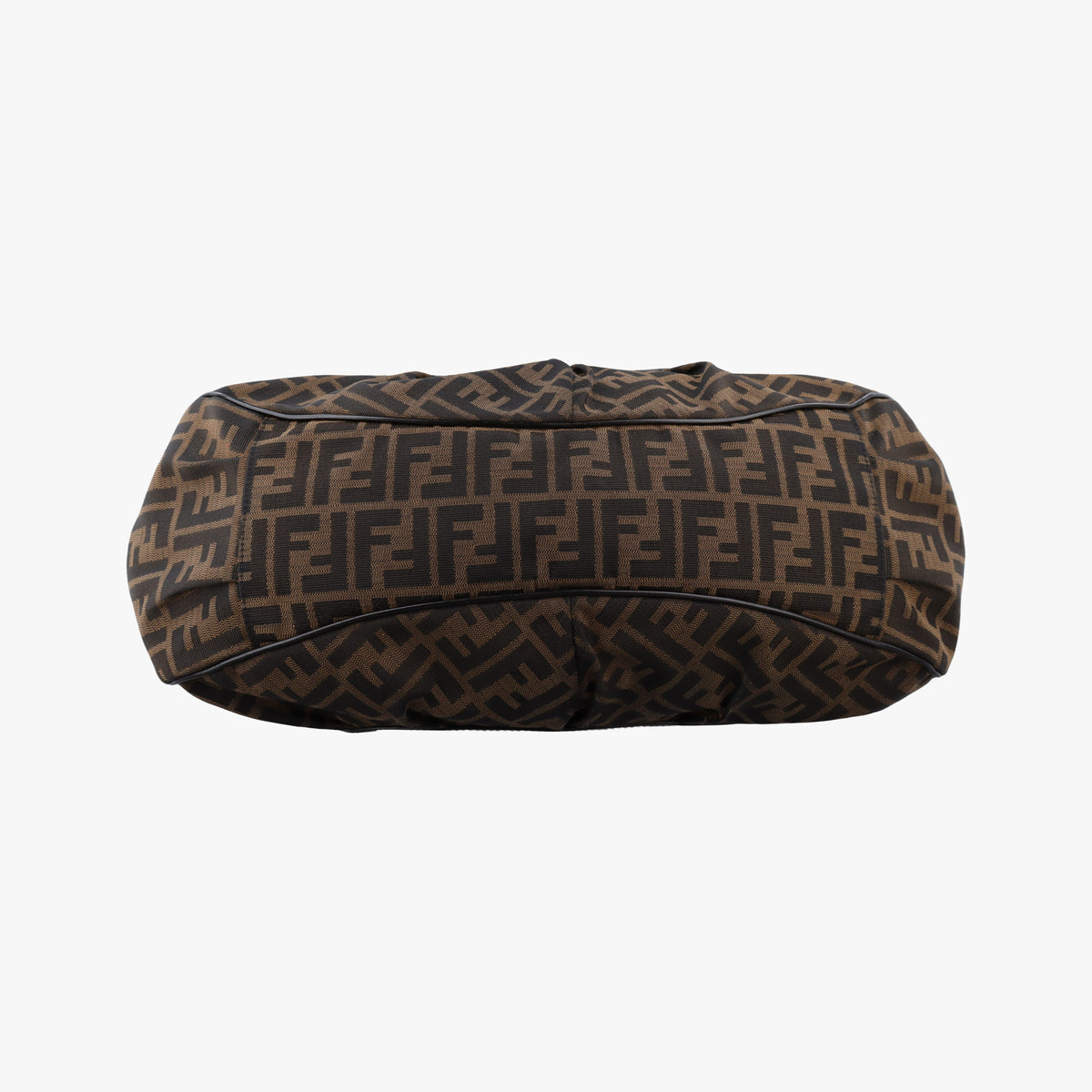 Pre-owned Fendi Zucca Brown canvas 8BR629 shoulderbag | stylenewstar