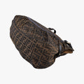 Pre-owned Fendi Zucca Brown canvas 8BR629 shoulderbag | stylenewstar