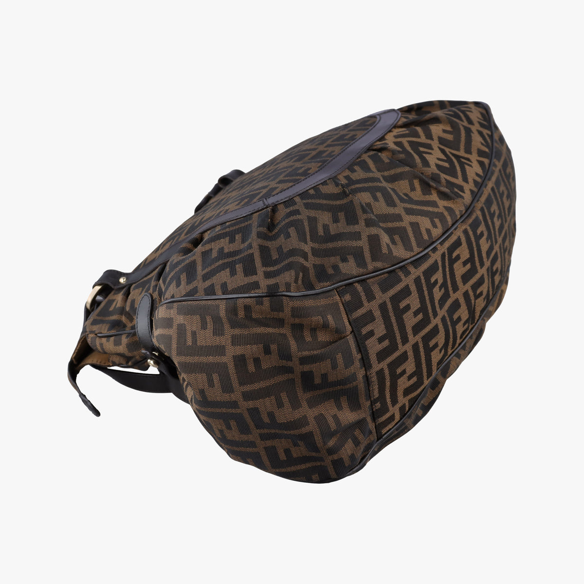 Pre-owned Fendi Zucca Brown canvas 8BR629 shoulderbag | stylenewstar