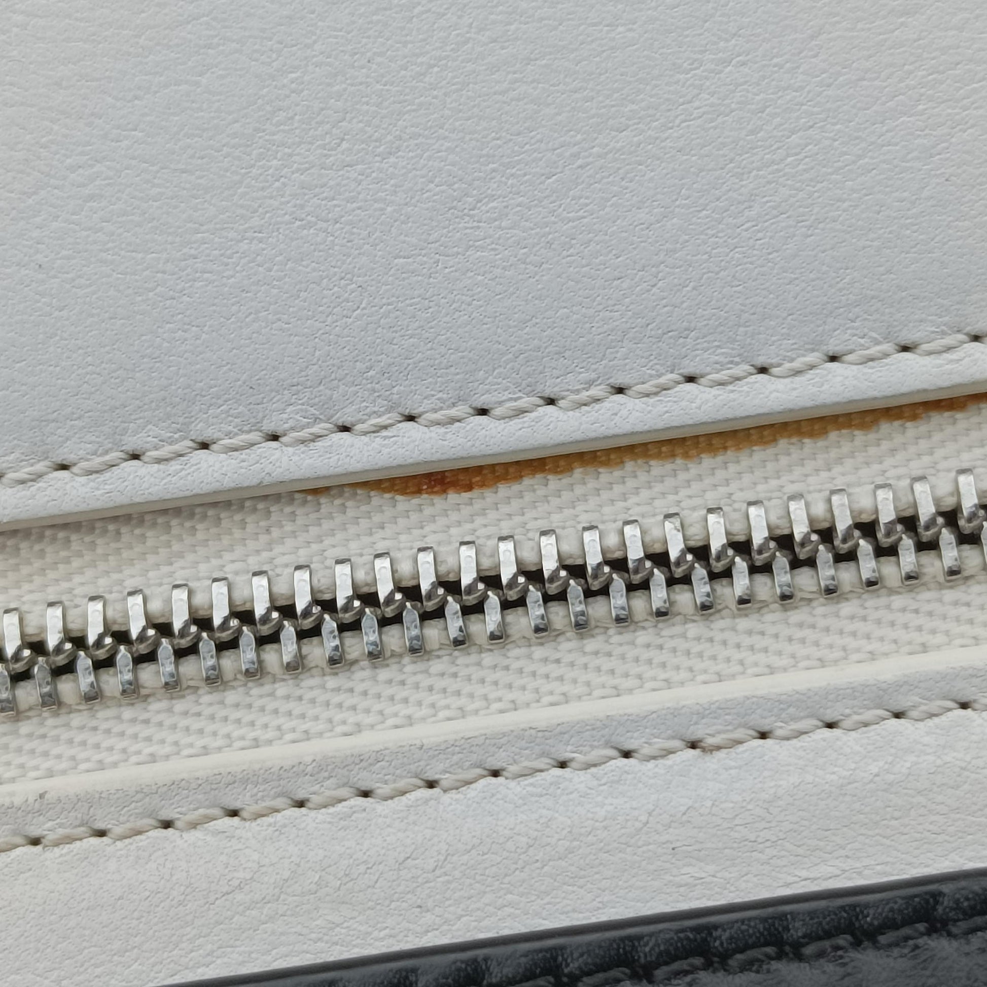 Pre-owned Celine Trapeze Black × White × Brown Suede × leather  shoulderbag | stylenewstar
