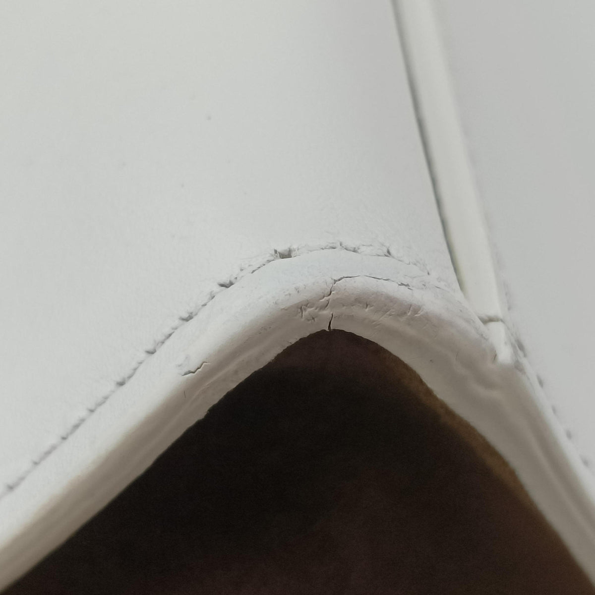 Pre-owned Celine Trapeze Black × White × Brown Suede × leather  shoulderbag | stylenewstar