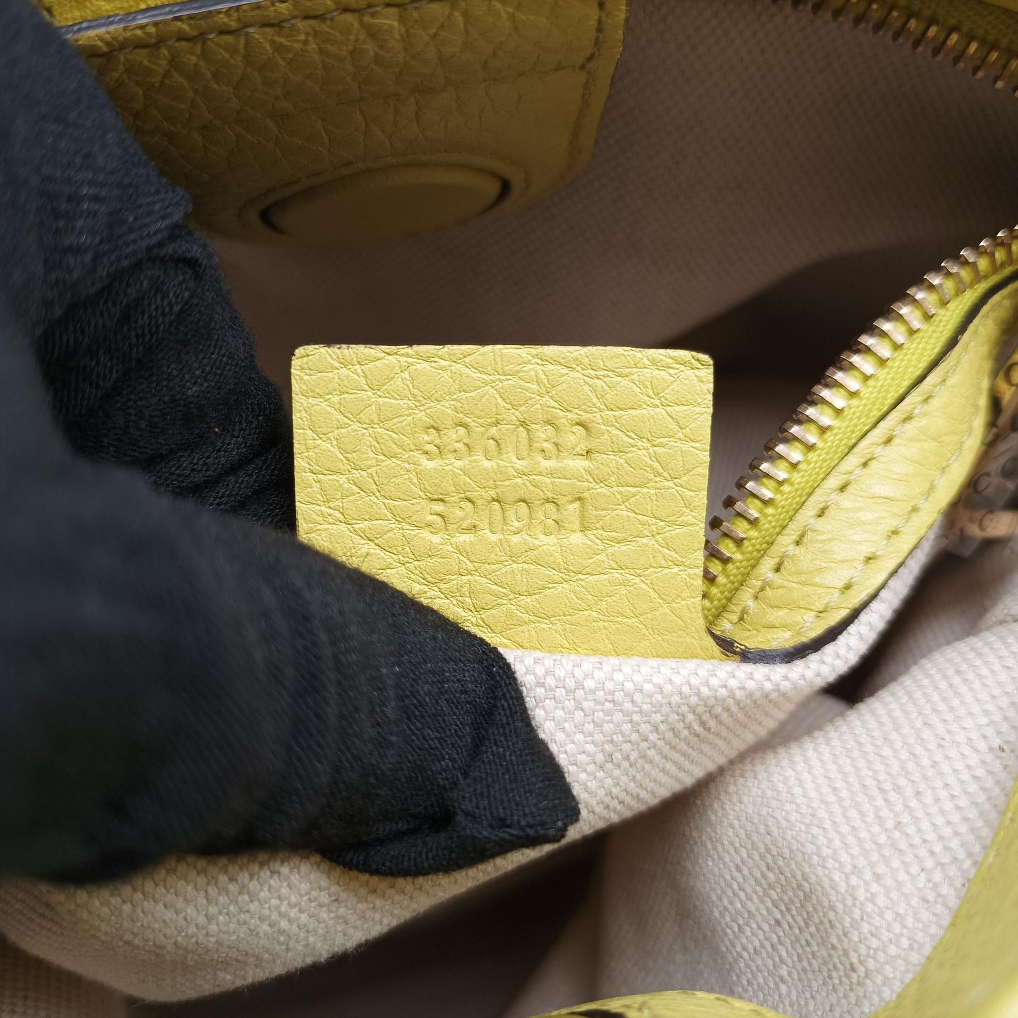Pre-owned Gucci Bamboo Shopper Yellow Leather 336032 shoulderbag | stylenewstar
