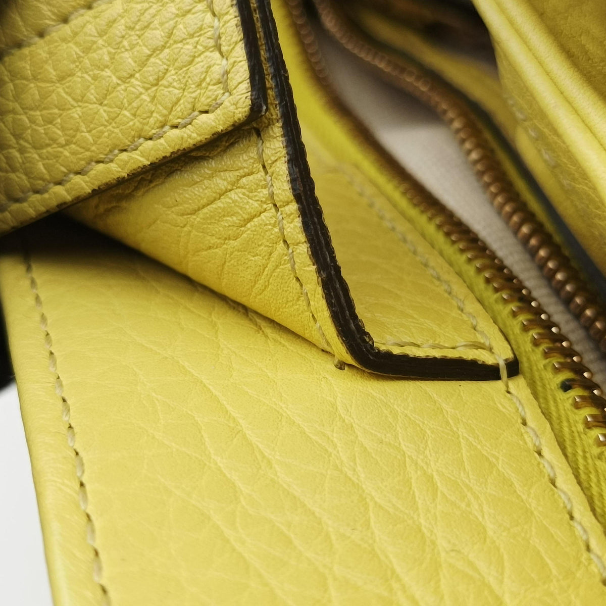 Pre-owned Gucci Bamboo Shopper Yellow Leather 336032 shoulderbag | stylenewstar