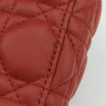 Lady Dior Red lambskin 29-MA-1107レディディオール レッド ラムスキン 29-MA-1107