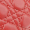 Lady Dior Red lambskin 29-MA-1107レディディオール レッド ラムスキン 29-MA-1107