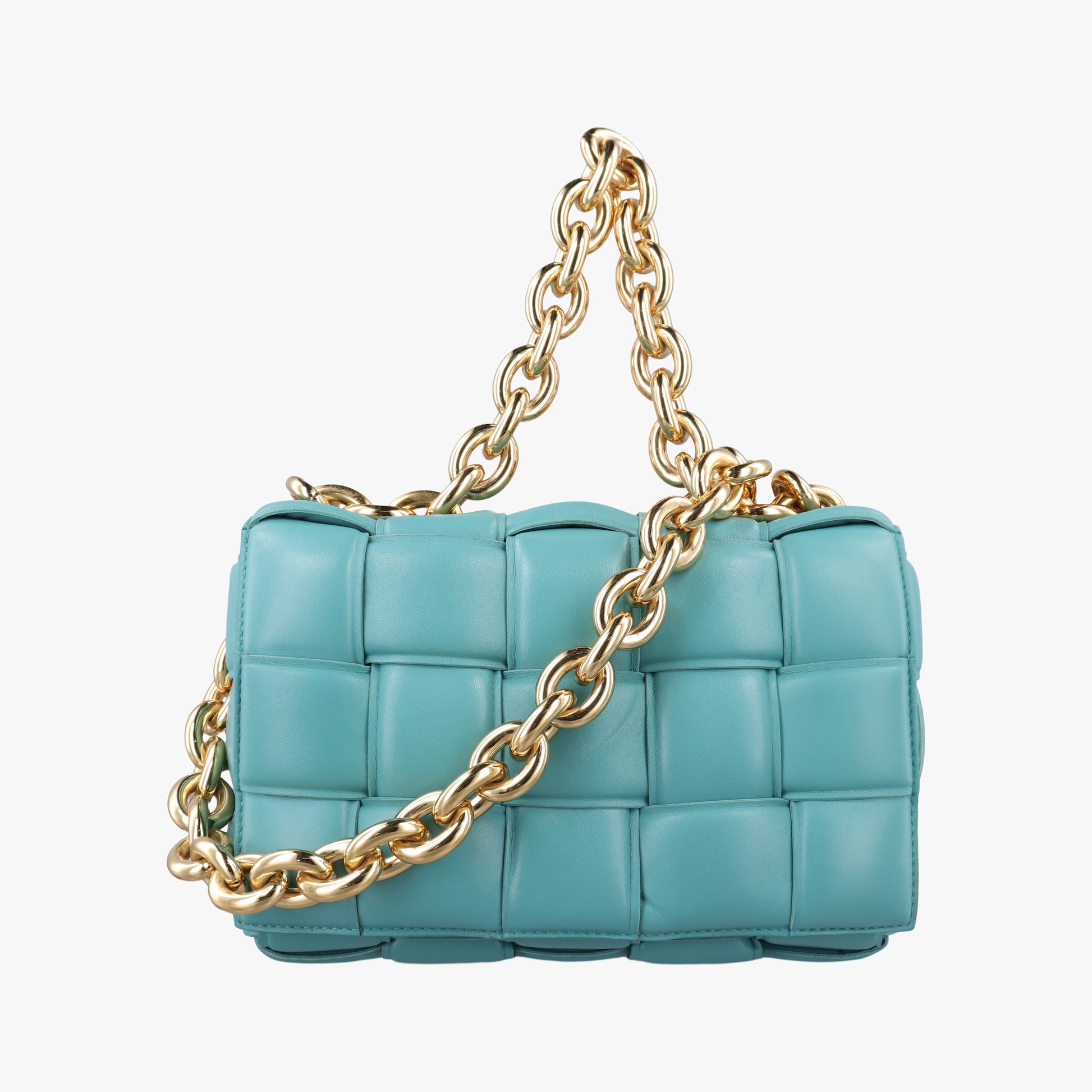 The Chain Cassette Blue lambskin B08534399U IC Chipザ チェーン カセット ブルー ラムスキン B08534399U ICチップ