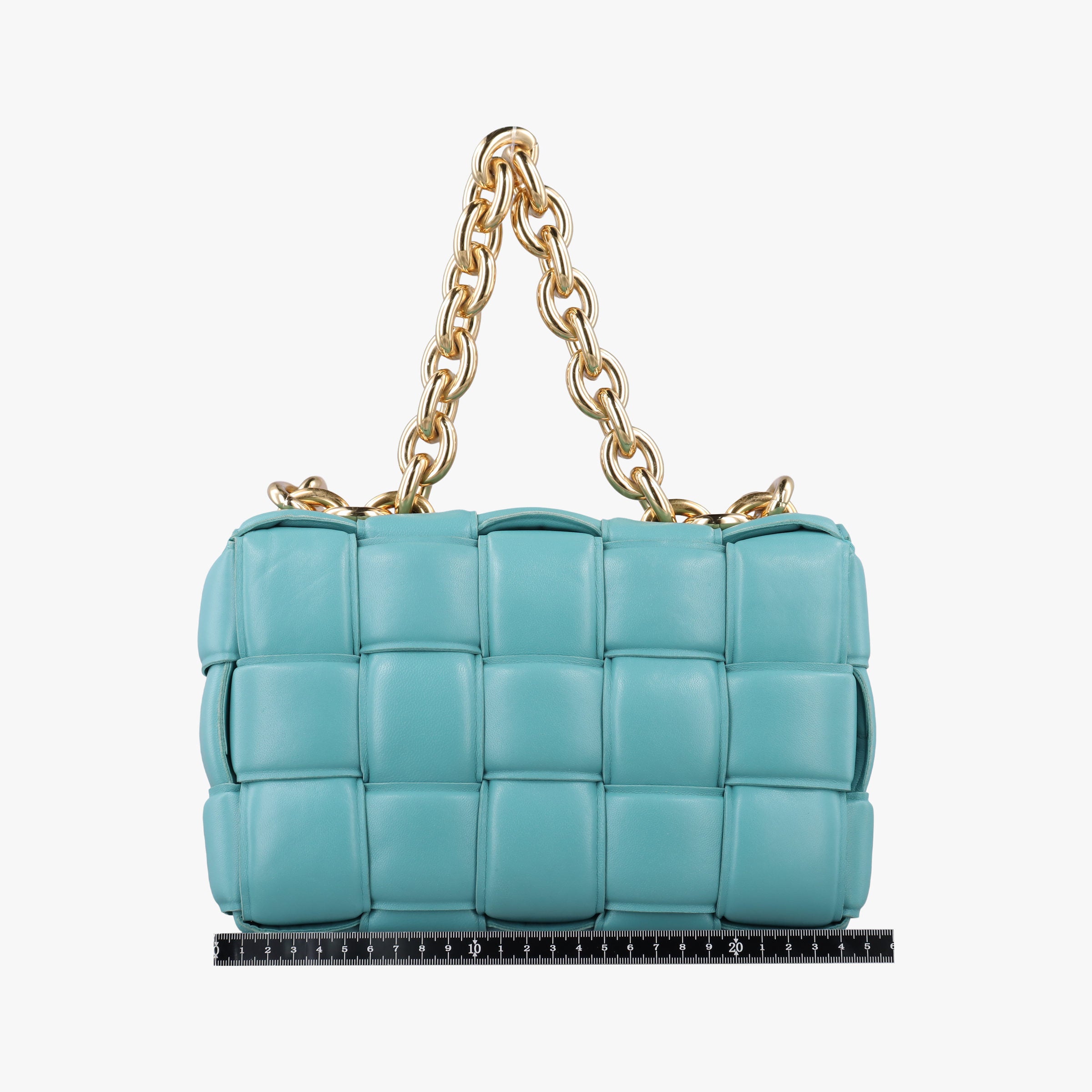 The Chain Cassette Blue lambskin B08534399U IC Chipザ チェーン カセット ブルー ラムスキン B08534399U ICチップ