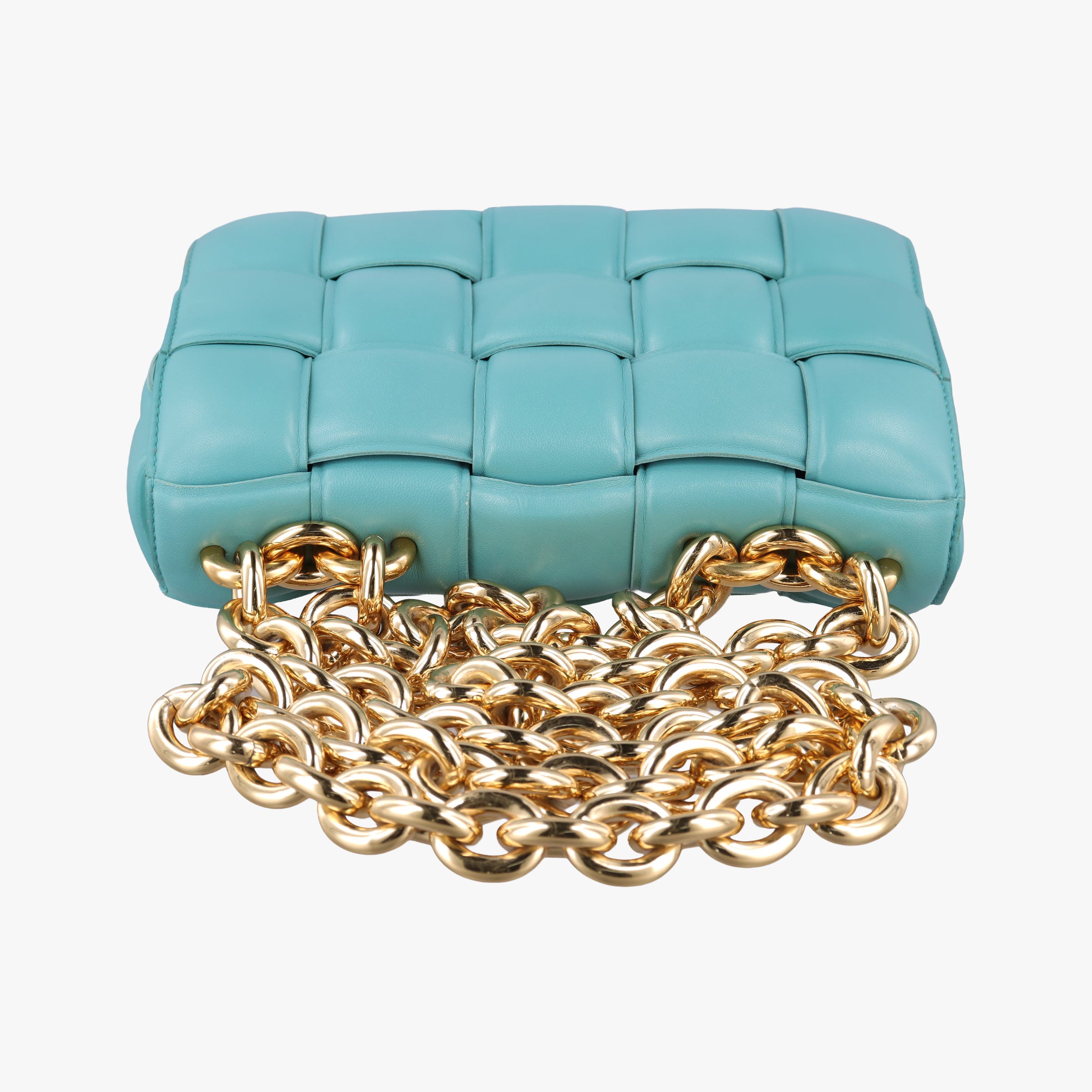 The Chain Cassette Blue lambskin B08534399U IC Chipザ チェーン カセット ブルー ラムスキン B08534399U ICチップ