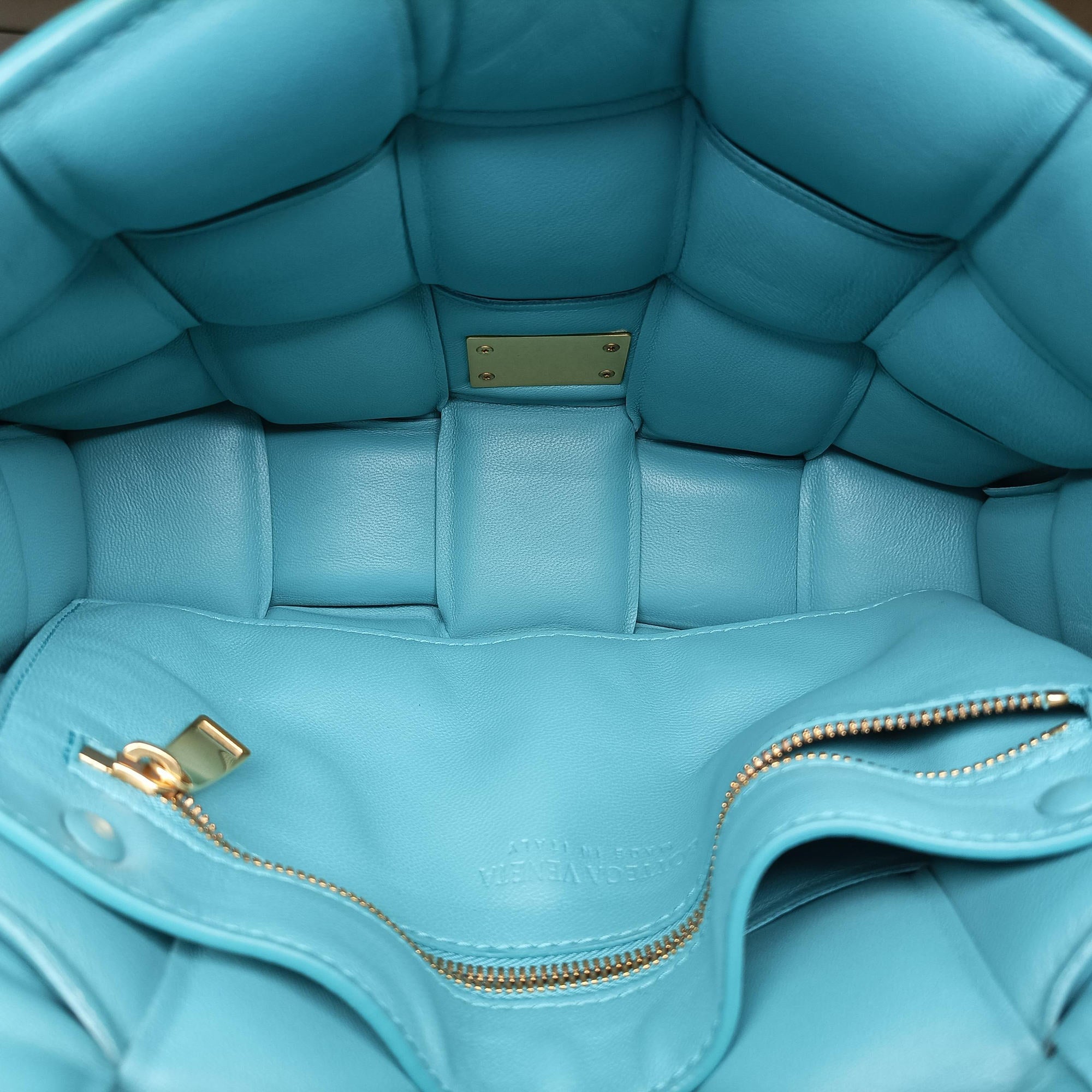 The Chain Cassette Blue lambskin B08534399U IC Chipザ チェーン カセット ブルー ラムスキン B08534399U ICチップ