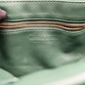 Padded CASSETTE Green lambskin B09673694Cパデッド カセット グリーン ラムスキン B09673694C