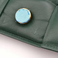 Padded CASSETTE Green lambskin B09673694Cパデッド カセット グリーン ラムスキン B09673694C