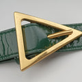 Padded CASSETTE Green lambskin B09673694Cパデッド カセット グリーン ラムスキン B09673694C