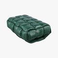 Padded CASSETTE Green lambskin B09673694Cパデッド カセット グリーン ラムスキン B09673694C