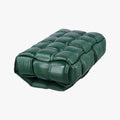Padded CASSETTE Green lambskin B09673694Cパデッド カセット グリーン ラムスキン B09673694C