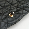 Pre-owned Chanel Matelasse coco mark Black Leather A67374 shoulderbag | stylenewstar