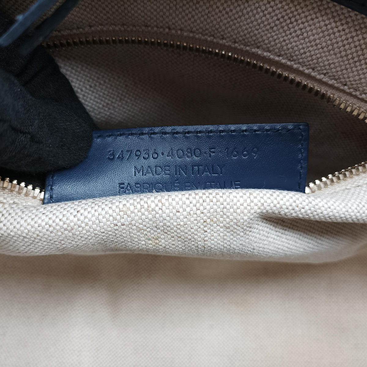 Padlock Navy × Pink × Beige Leather × Canvas 347936.4080.F.1669パッドロック ネイビー × ピンク × ベージュ レザー × キャンバス 347936.4080.F.1669