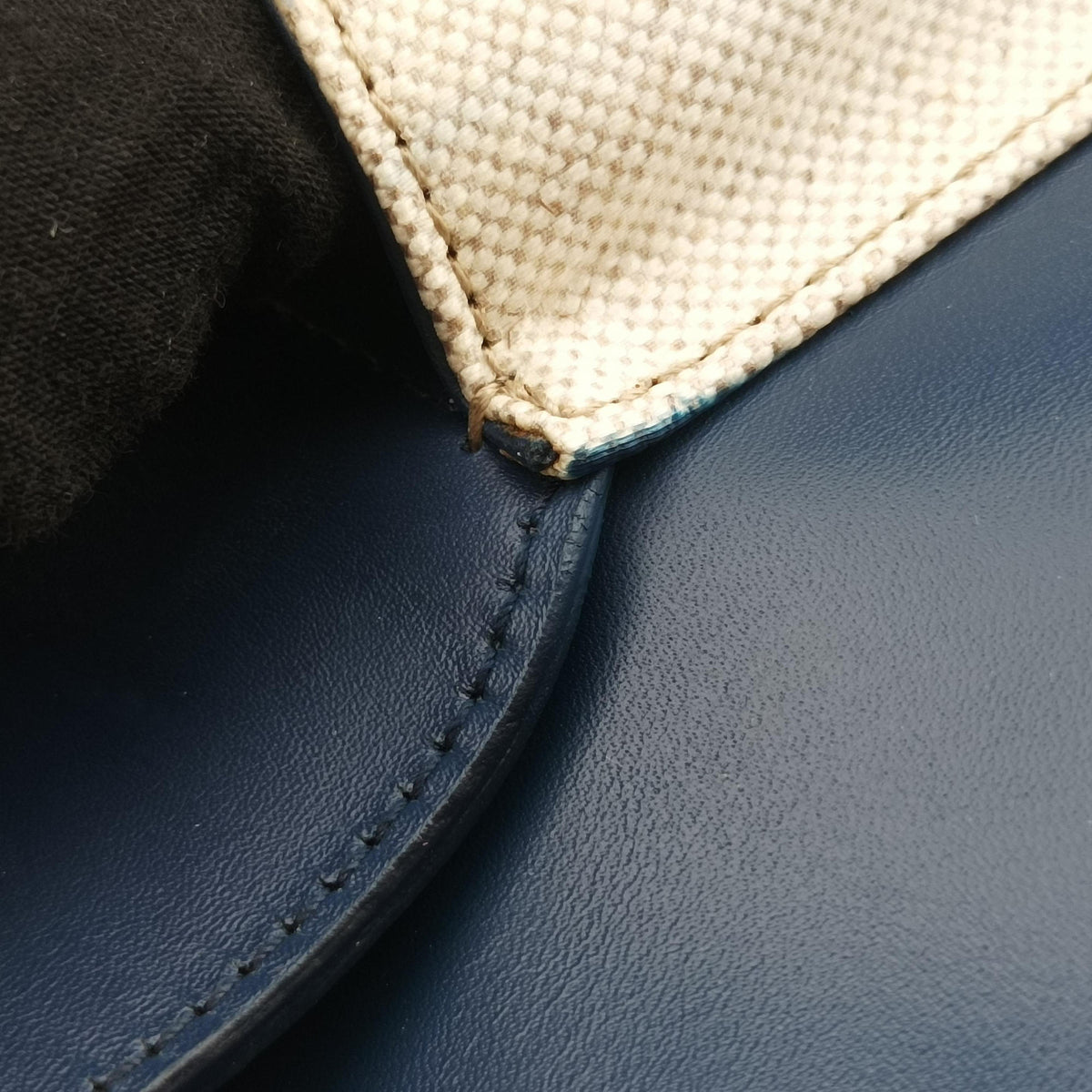 Padlock Navy × Pink × Beige Leather × Canvas 347936.4080.F.1669パッドロック ネイビー × ピンク × ベージュ レザー × キャンバス 347936.4080.F.1669