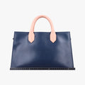Padlock Navy × Pink × Beige Leather × Canvas 347936.4080.F.1669パッドロック ネイビー × ピンク × ベージュ レザー × キャンバス 347936.4080.F.1669