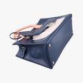 Padlock Navy × Pink × Beige Leather × Canvas 347936.4080.F.1669パッドロック ネイビー × ピンク × ベージュ レザー × キャンバス 347936.4080.F.1669
