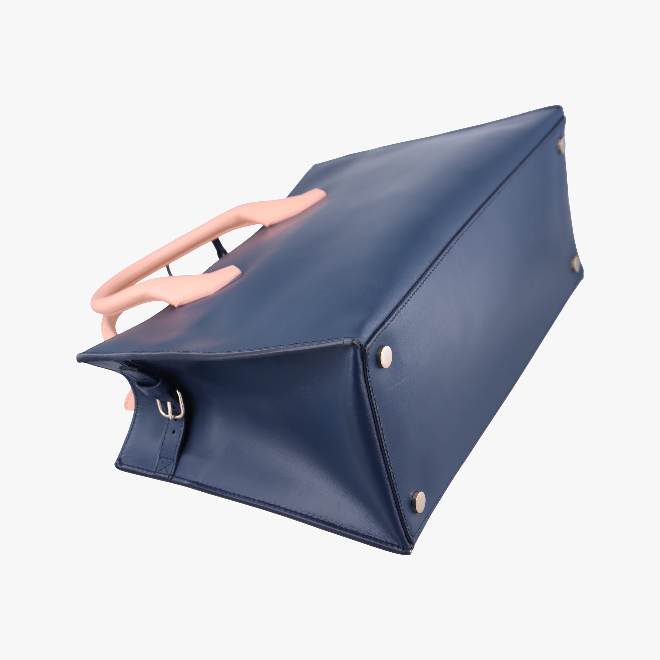 Padlock Navy × Pink × Beige Leather × Canvas 347936.4080.F.1669パッドロック ネイビー × ピンク × ベージュ レザー × キャンバス 347936.4080.F.1669