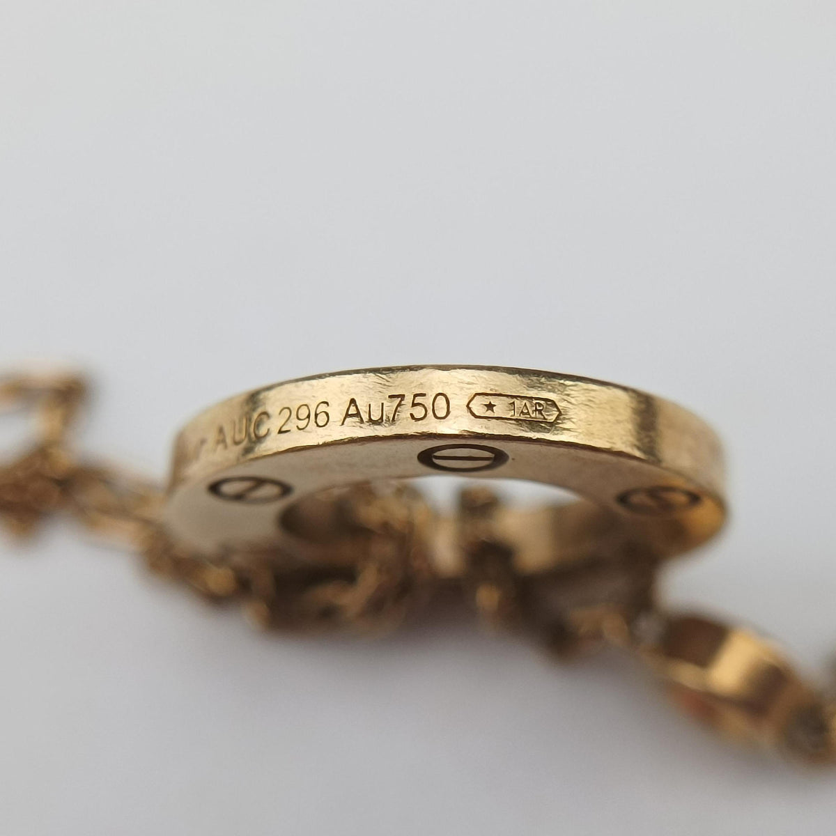 Love Circle DIAMONDS Golden AU750 B6038300 AUC296ラブサークル ダイヤモンド ゴールド AU750 B6038300 AUC296