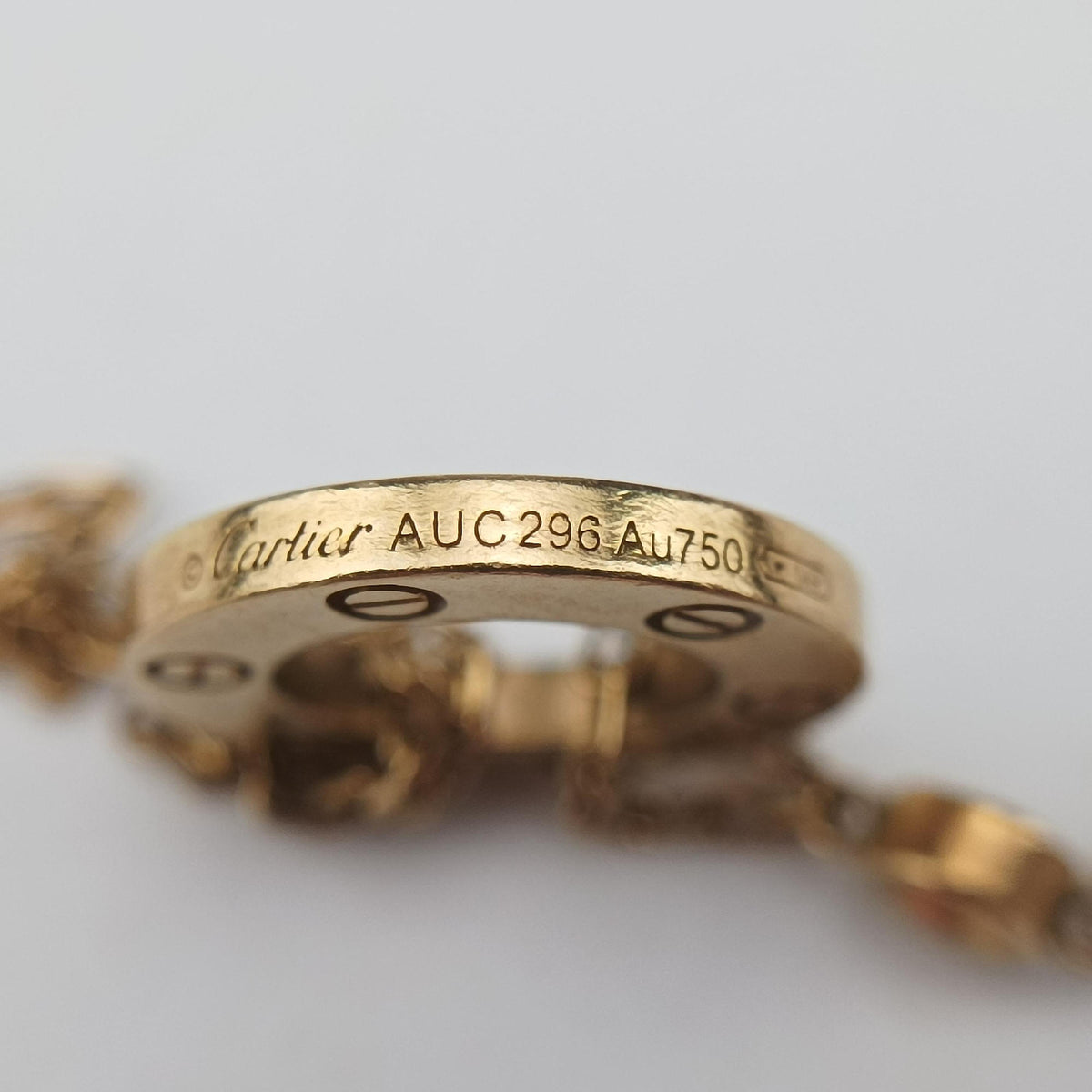 Love Circle DIAMONDS Golden AU750 B6038300 AUC296ラブサークル ダイヤモンド ゴールド AU750 B6038300 AUC296