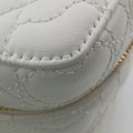 Dioramour Dior Caro Heart Micro Vanity Case White Lambskin 56-MA-0234ディオールアムール ディオール カロ ハート マイクロヴァニティ ホワイト ラムスキン 56-MA-0234