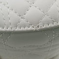 Dioramour Dior Caro Heart Micro Vanity Case White Lambskin 56-MA-0234ディオールアムール ディオール カロ ハート マイクロヴァニティ ホワイト ラムスキン 56-MA-0234